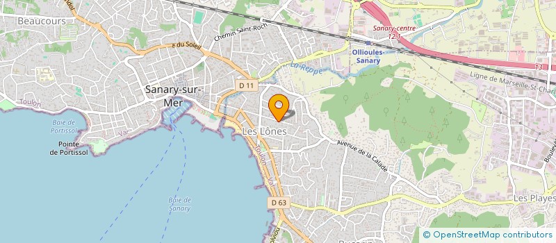 localisation de l'entreprise SCI NINA à SIX-FOURS-LES-PLAGES