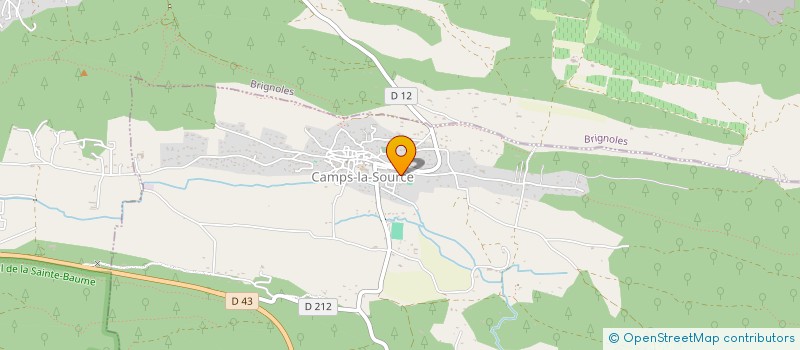 localisation de l'entreprise SCI NINA  CAMPS-LA-SOURCE