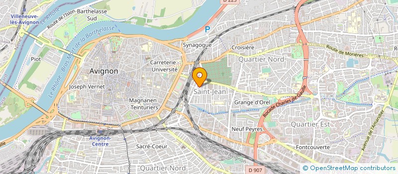 localisation de l'entreprise SCI NINA DES ILES  AVIGNON