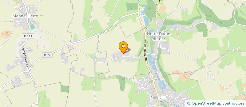 localisation de l'entreprise SCI NINA ET FRED  NOTRE-DAME-DU-BEC