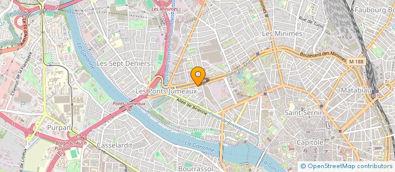 localisation de l'entreprise SCI NINABEL à TOULOUSE