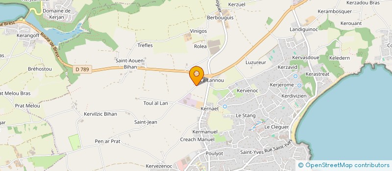 localisation de l'entreprise SCI NINAVIC  PLOUGONVELIN