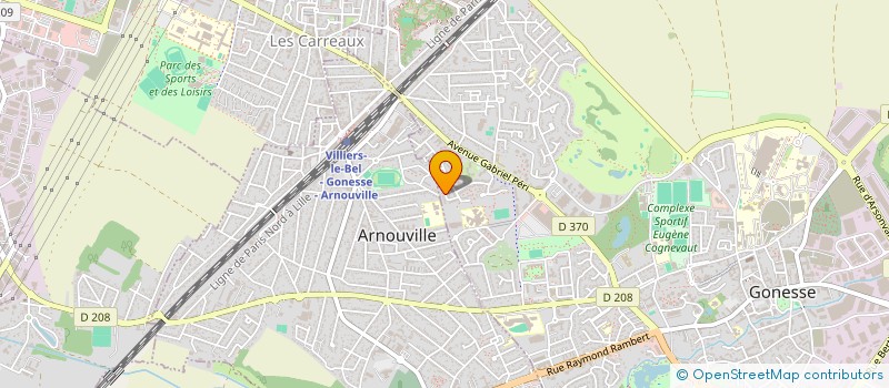 localisation de l'entreprise SCI NINE à GONESSE