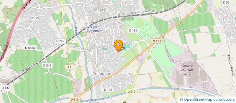 localisation de l'entreprise SCI NINEL  CODOGNAN