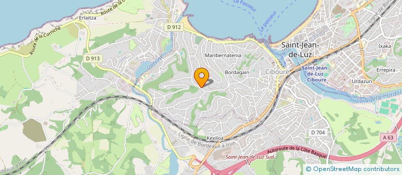 localisation de l'entreprise SCI NINERIC  CIBOURE