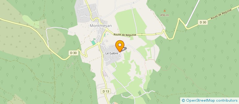 localisation de l'entreprise SCI NINEVA  MONTMEYAN