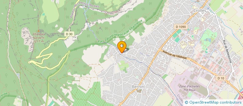 localisation de l'entreprise SCI NINI  CROLLES