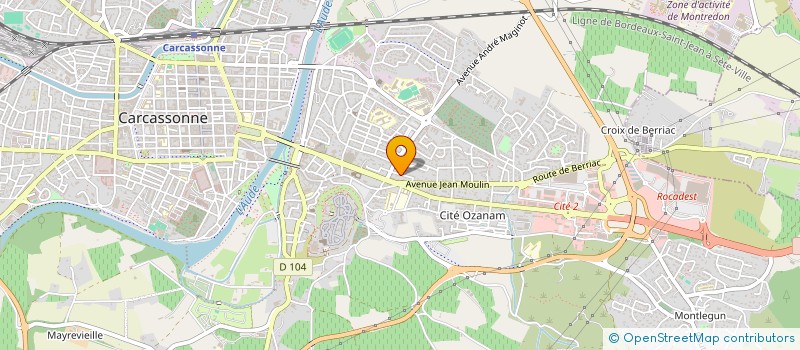 localisation de l'entreprise SCI NINIE à CARCASSONNE