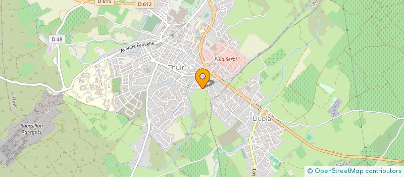 localisation de l'entreprise SCI NINIFIC  THUIR