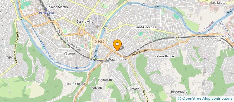 localisation de l'entreprise SCI NININOUCK à PERIGUEUX