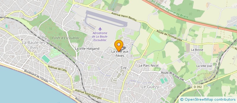 localisation de l'entreprise SCI NINJA 1  LA BAULE-ESCOUBLAC