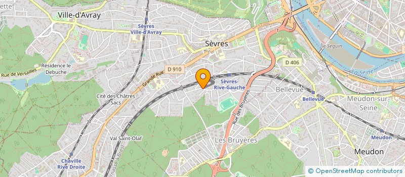 localisation de l'entreprise SCI NINJA à SEVRES