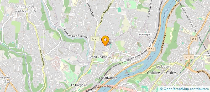 localisation de l'entreprise SCI NINJA  SAINT-CYR-AU-MONT-D'OR