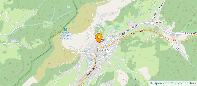 localisation de l'entreprise SCI NINJA88540  BUSSANG