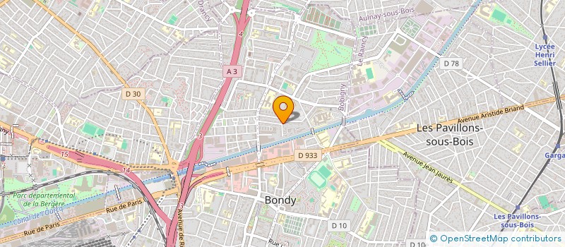 localisation de l'entreprise SCI NINO  BONDY