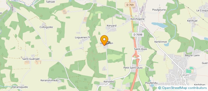 localisation de l'entreprise SCI NINOH  CLEGUER