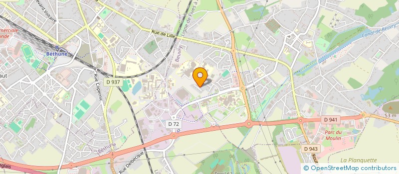 localisation de l'entreprise SCI NINOLELLA  BEUVRY