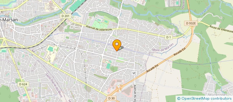 localisation de l'entreprise SCI NINON  MONT-DE-MARSAN