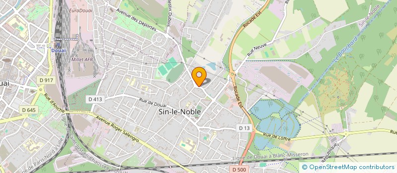 localisation de l'entreprise SCI NINOS  SIN-LE-NOBLE