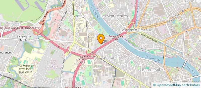 localisation de l'entreprise SCI NINOU à TOULOUSE