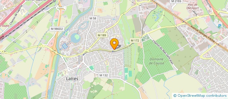 localisation de l'entreprise SCI NINOUILLE à LATTES