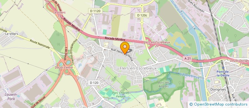 localisation de l'entreprise SCI NINSEL  FLERS-EN-ESCREBIEUX