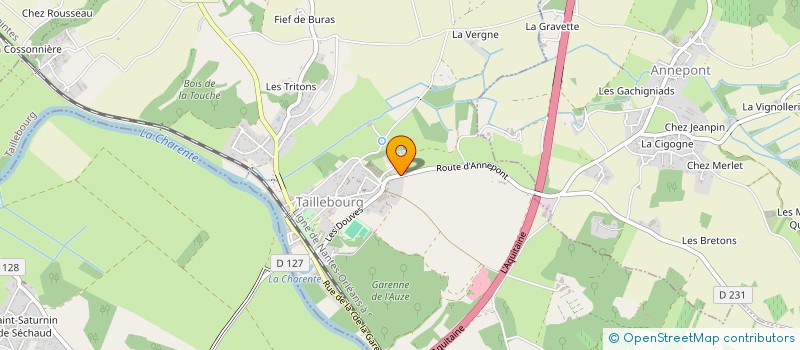 localisation de l'entreprise SCI NINZA  TAILLEBOURG