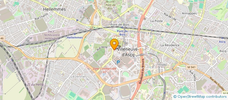 localisation de l'entreprise SCI NIO IMMO  VILLENEUVE-D'ASCQ