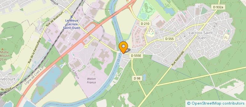 localisation de l'entreprise SCI NIOKY  LACROIX-SAINT-OUEN