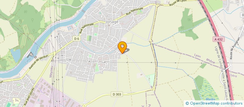 localisation de l'entreprise SCI NIOLLA  JONAGE