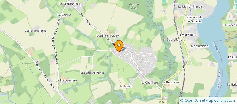 localisation de l'entreprise SCI NIOM  LA CHAPELLE-SUR-ERDRE