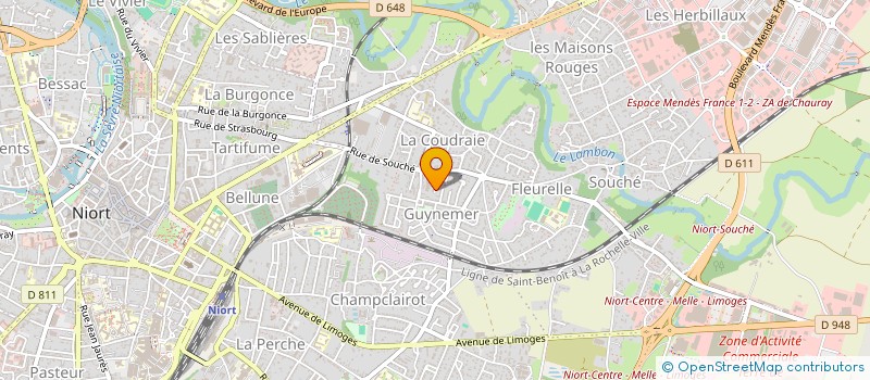 localisation de l'entreprise SCI NIORT TREMIERES  NIORT