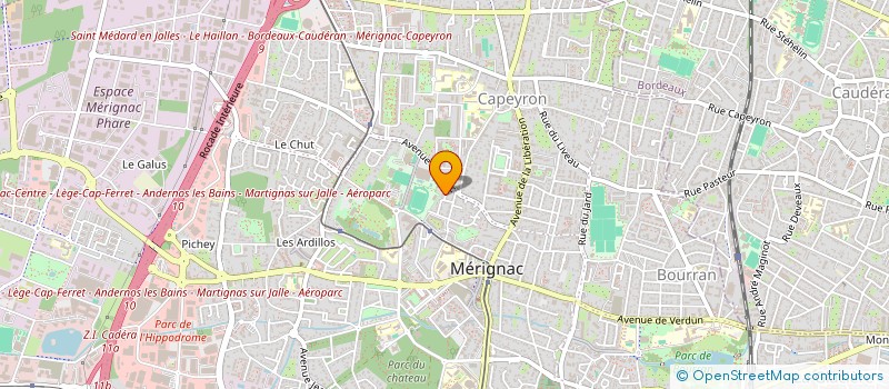 localisation de l'entreprise SCI NIOTON INVEST  MERIGNAC