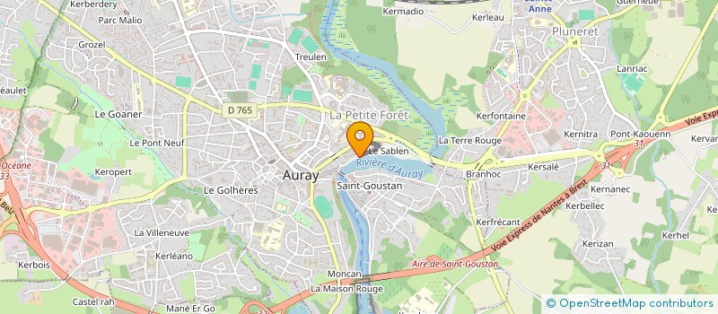 localisation de l'entreprise SCI NIOU à AURAY