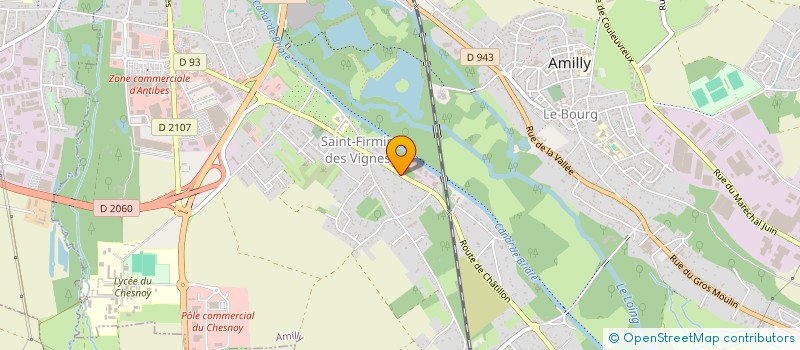 localisation de l'entreprise SCI NIPAGOS à AMILLY