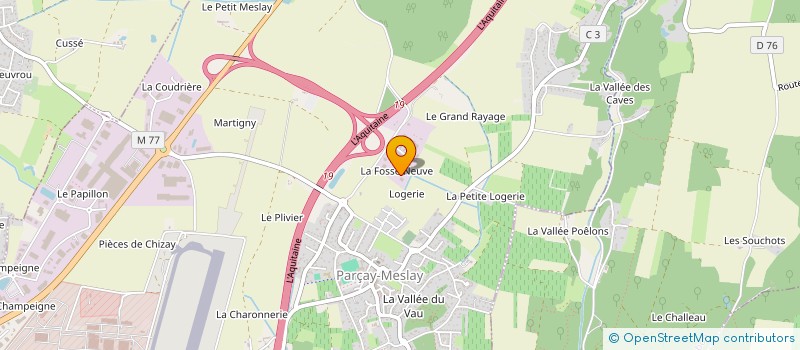 localisation de l'entreprise SCI NIPAU  REUGNY