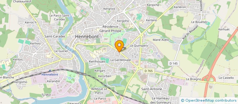 localisation de l'entreprise SCI NIPHI  HENNEBONT