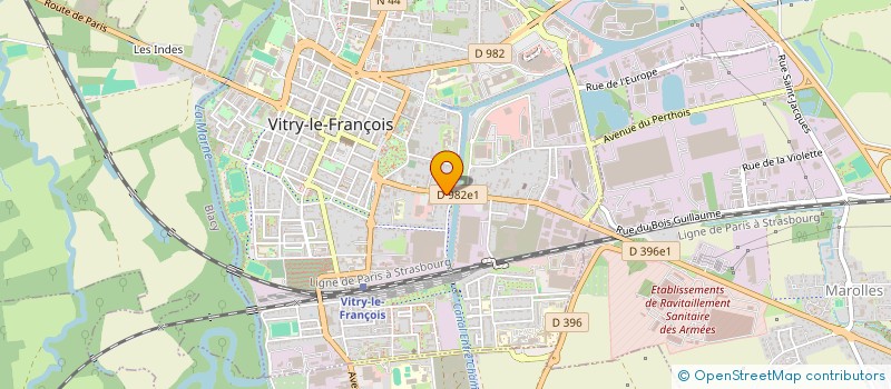 localisation de l'entreprise SCI NIPOSOSTE  VITRY-LE-FRANCOIS