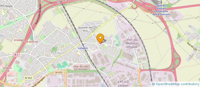 localisation de l'entreprise SCI NIRA à LESQUIN