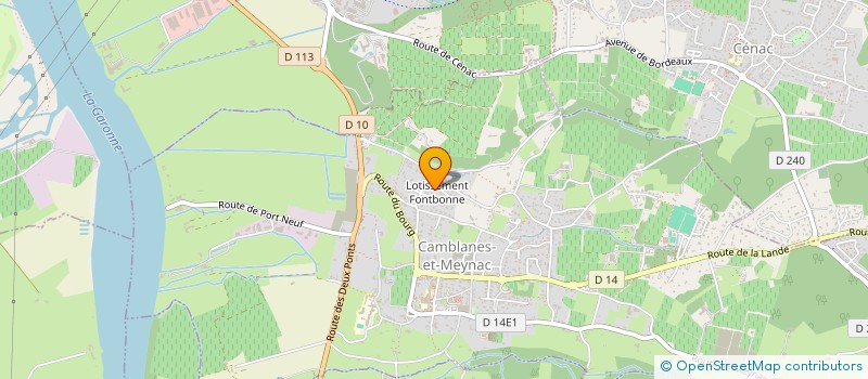 localisation de l'entreprise SCI NIRAM  CAMBLANES-ET-MEYNAC