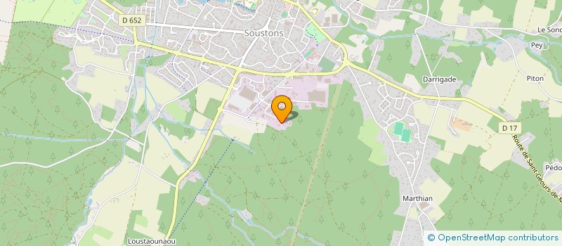 localisation de l'entreprise SCI NIREMA  SOUSTONS