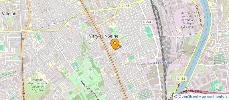 localisation de l'entreprise SCI NIRETHONG à ANTONY