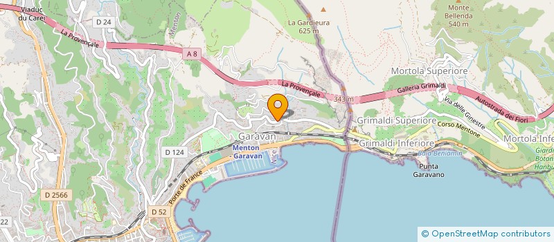 localisation de l'entreprise SCI NIRMALA DEVI à MENTON