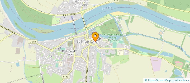 localisation de l'entreprise SCI NIROM à SULLY-SUR-LOIRE
