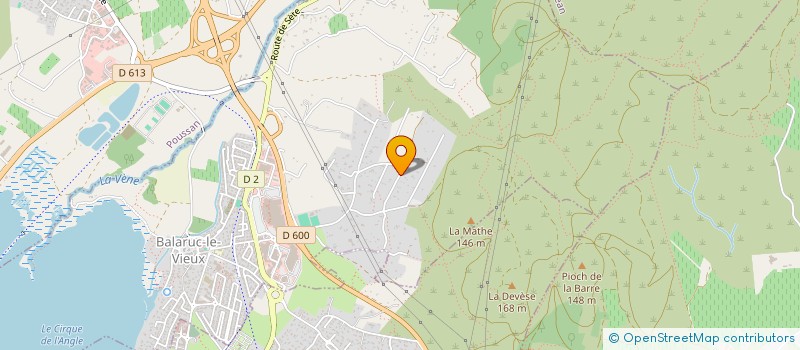 localisation de l'entreprise SCI NISA  BALARUC-LE-VIEUX