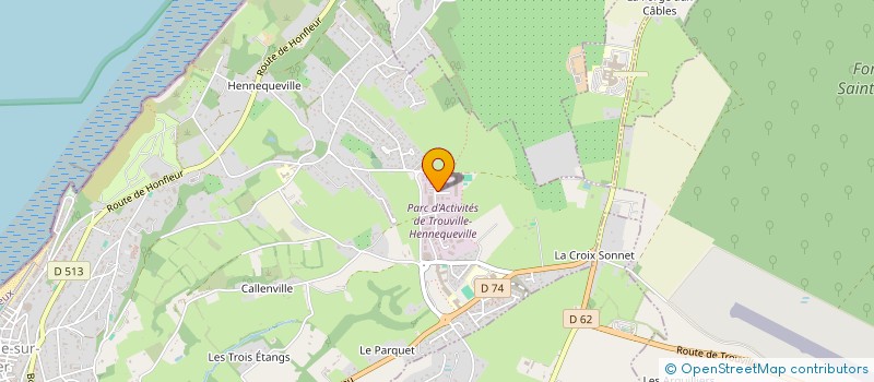 localisation de l'entreprise SCI NISA à TROUVILLE-SUR-MER