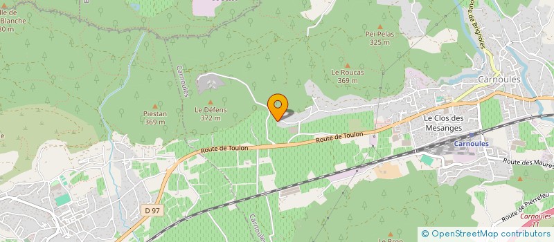 localisation de l'entreprise SCI NISADOR  CARNOULES