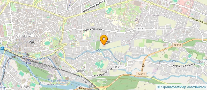 localisation de l'entreprise SCI NISAND à PAU