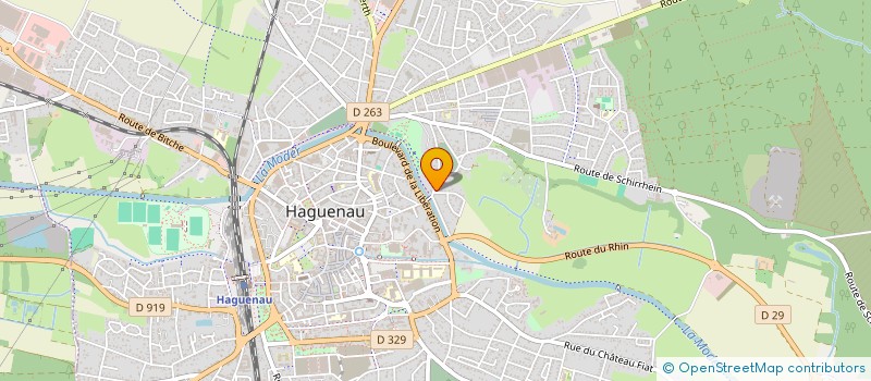 localisation de l'entreprise SCI NISANUR  HAGUENAU