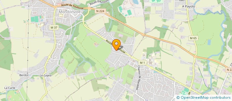 localisation de l'entreprise SCI NISIRIN  MONDONVILLE